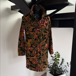 Camouflage Floral Utility Jacket for Women
